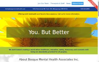 Bosque Mental Health Associates Inc website