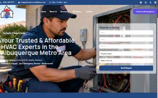 Budget Climate Control - Heating, Cooling & Plumbing Repair & Service website