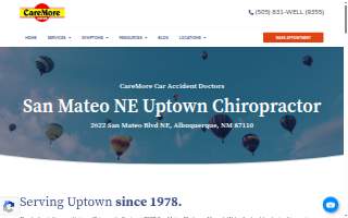 CareMore Chiropractic Centers website
