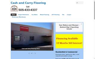 Cash and Carry Flooring LLC website