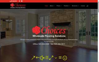 Choices Wholesale Flooring Solutions website