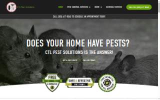 CTL Pest Solutions website