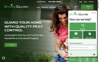 EnviroGuard Pest Control of Albuquerque website
