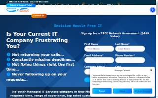 EnvisionIT Solutions website