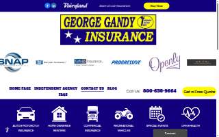 George Gandy Insurance of Albuquerque website