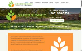 Green Summit Landscape Management website