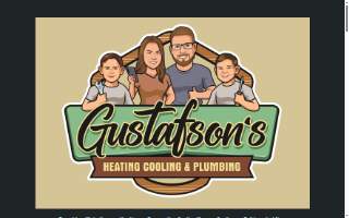 Gustafson's Heating, Cooling & Plumbing website