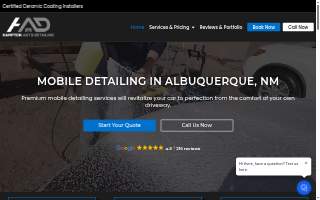 Hampton Auto Detailing website