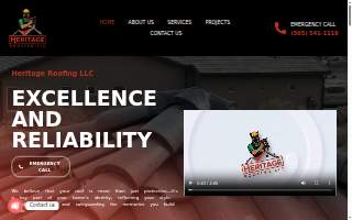Heritage Roofing LLC website