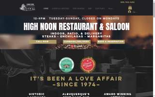 High Noon Restaurant & Saloon website