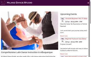 Hiland Dance Studio website