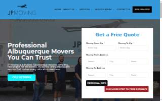 JP Moving website