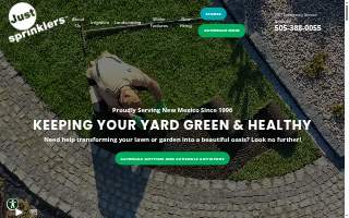 Just Sprinklers - HQ website
