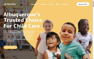 Kidz R Us Learning Academy website