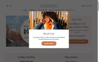 Lovato Eyecare website