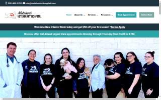Malaherd Veterinary Hospital website