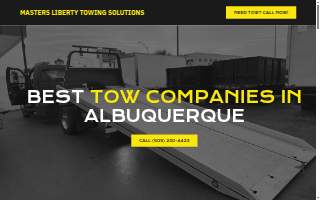 Masters Liberty Towing Solutions website