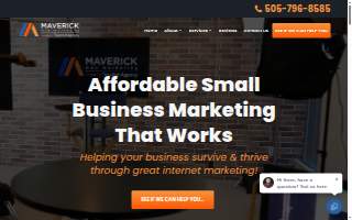 Maverick Web Marketing website
