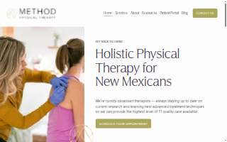 Method Physical Therapy website