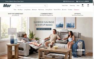 Mor Furniture for Less of Albuquerque website