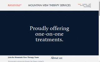 Mountain View Therapy Services, LLC website