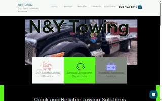 N&Y Towing website