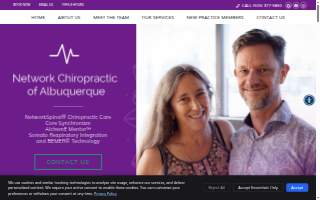 Network Chiropractic of Albuquerque website