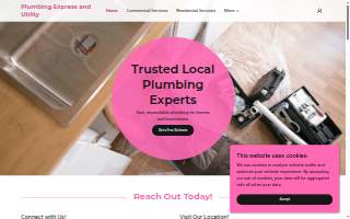 Plumbing Express HVAC Electrical and Utility website