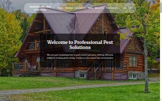 Precision Pest Solutions website