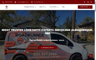 Roadrunner Lock and Key website