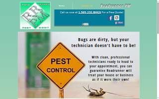 Roadrunner Pest Management website