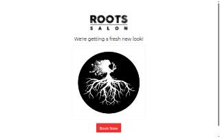 Roots Salon website