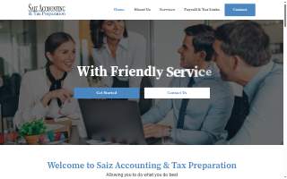 Saiz Accounting & Tax Preparation Inc website