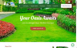 Sanchez Landscaping website