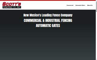 Scott's Fencing Co Inc website