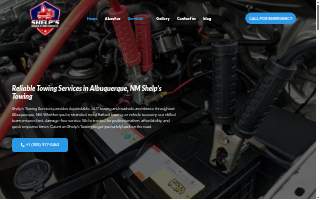 Shelp’s Towing & Transportation website