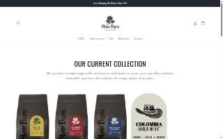 Slow Burn Coffee Roasters website