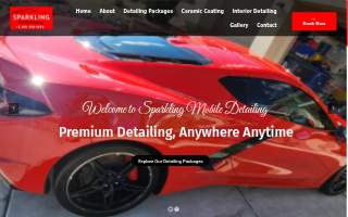 Sparkling Mobile Detailing website