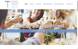 Taste Catering Albuquerque website