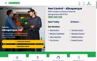 Terminix of Albuquerque website
