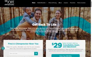 Joint Care Chiropractic website