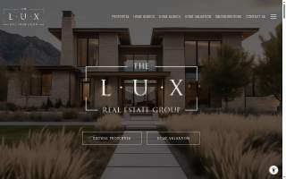 The LUX Real Estate Group website