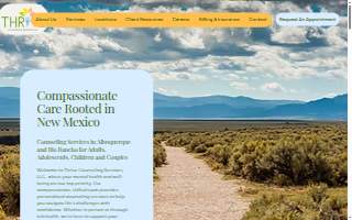 Thrive Counseling Services website