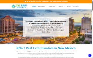 TNT Pest Control Service website