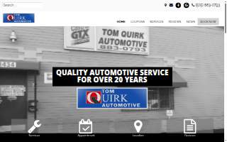 Tom Quirk Automotive website