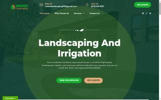 Unidos Landscaping LLC website