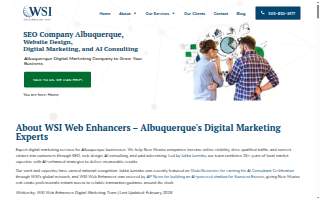 WSI Web Enhancers Marketing Company website