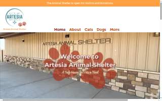 Artesia Animal Shelter website