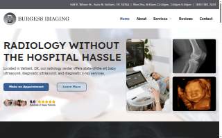 Burgess Chiropractic Center website