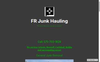 FR Junk Hauling LLC website